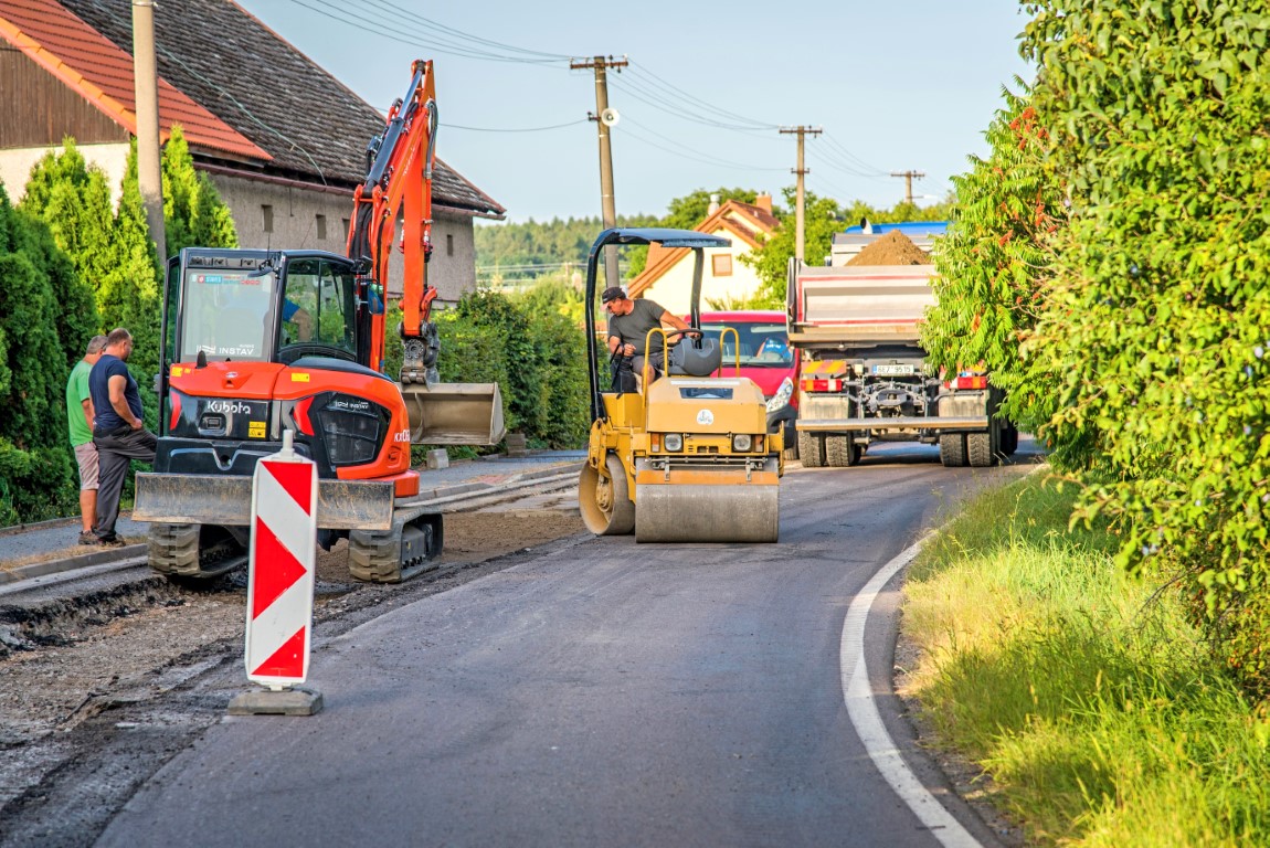 Splašková kanalizace v obci Horka